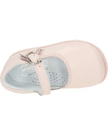Sapatos de Menina  BAMBINELLI 457 MERCEDITAS PIEL CON HEBILLA ROSA