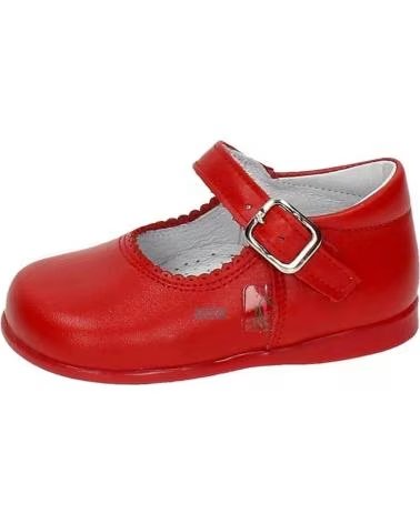 Scarpe per Bambina  BAMBINELLI 457 MERCEDITAS CHAROL CON HEBILLA ROJO