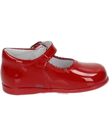 Scarpe per Bambina  BAMBINELLI 457 MERCEDITAS CHAROL CON HEBILLA ROJO