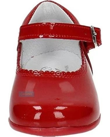 Scarpe per Bambina  BAMBINELLI 457 MERCEDITAS CHAROL CON HEBILLA ROJO