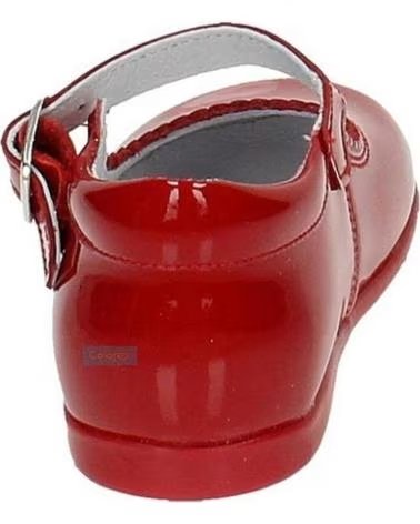 Scarpe per Bambina  BAMBINELLI 457 MERCEDITAS CHAROL CON HEBILLA ROJO