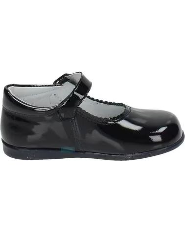 Zapatos de Niña  BAMBINELLI 457 MERCEDITAS CHAROL CON HEBILLA CHAROL AZUL