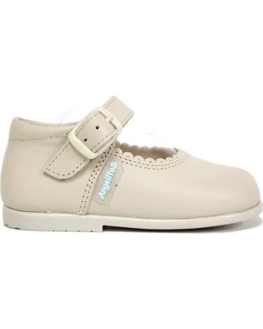 girl Flat shoes ANGELITOS BAILARINAS 500 BEIGE