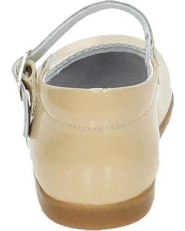 Zapatos de Niña  BAMBINELLI 457 MERCEDITAS CHAROL CON HEBILLA MARRóN