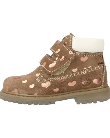 girl boots lumberjack LITTLE MARRóN