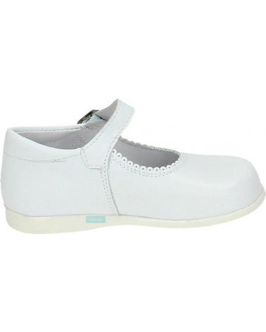 COLORES BAMBINELLI 457 MERCEDITAS PIEL CON HEBILLA BLANCO