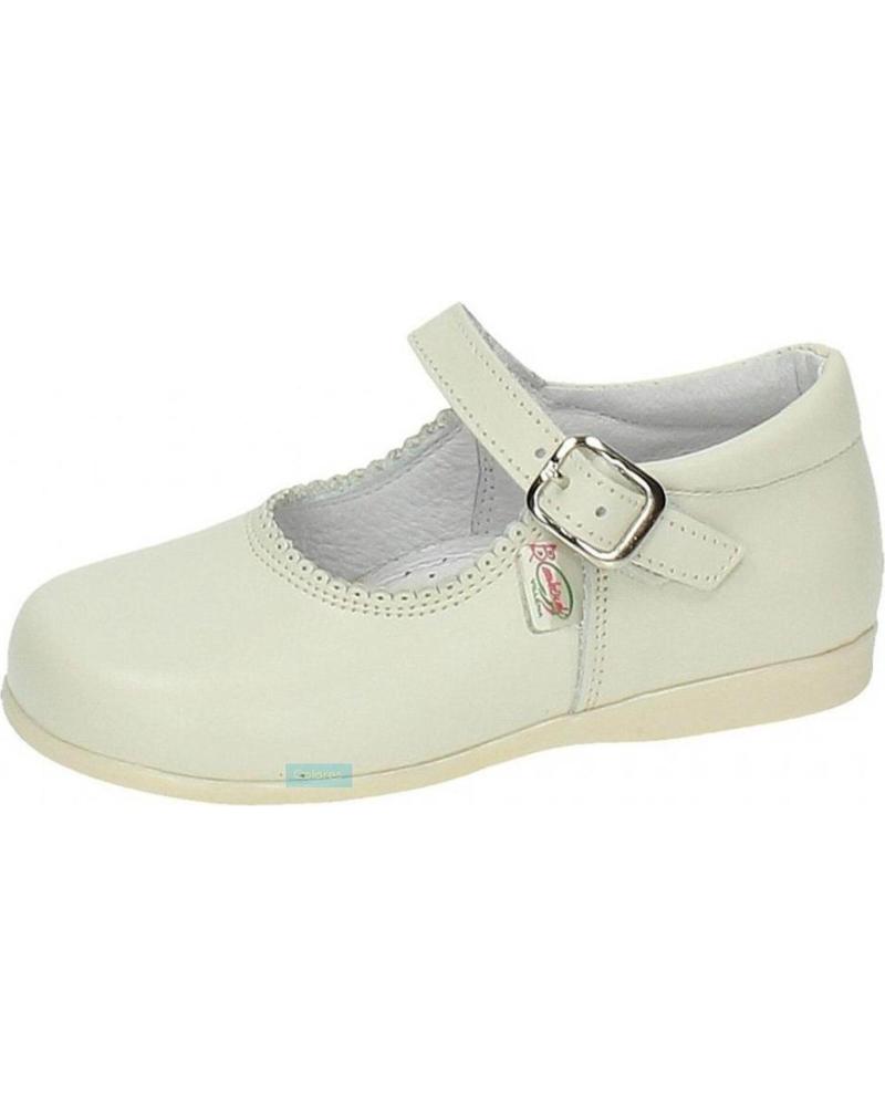 COLORES BAMBINELLI 457 MERCEDITAS PIEL CON HEBILLA BEIGE