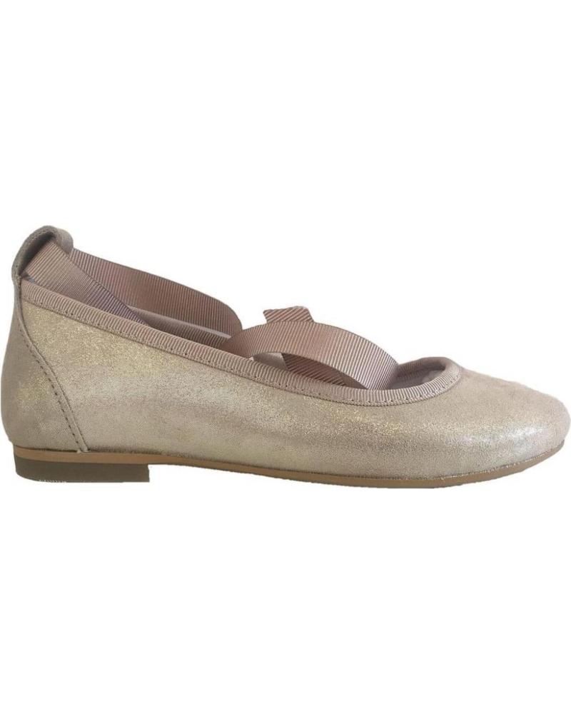 girl Flat shoes  EL-132 GOLD
