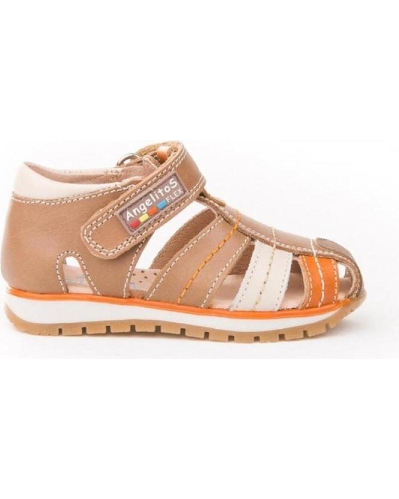 Sandálias de Menino angelitos SANDALIAS 450 SANDALIA MARRóN