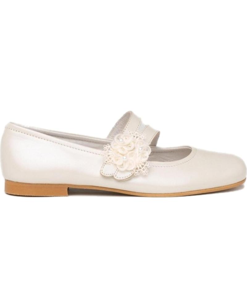 Ballerines pour Fille ANGELITOS COMUNION 991 BEIGE