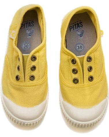 Zapatillas deporte de Niño WALK IN PITAS 8-1 INGLES AMARILLO