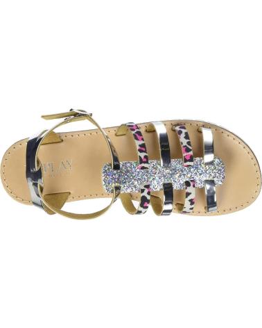 girl Sandals REPLAY EASY LEOPARD JT360007S METáLICO