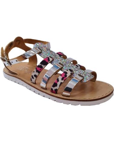 girl Sandals REPLAY EASY LEOPARD JT360007S METáLICO
