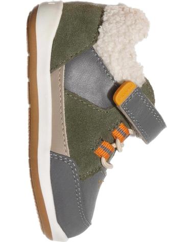 boy Mid boots MAYORAL BOTAS 42340 BOTIN PRIMEROS PASOS DETALLE BORREGO ECOFRIENDS VERDE