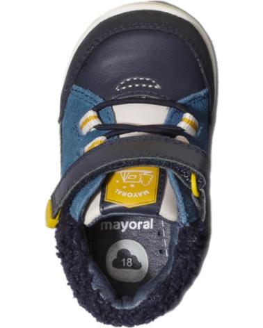 boy Mid boots MAYORAL BOTAS 42340 BOTIN PRIMEROS PASOS DETALLE BORREGO ECOFRIENDS AZUL