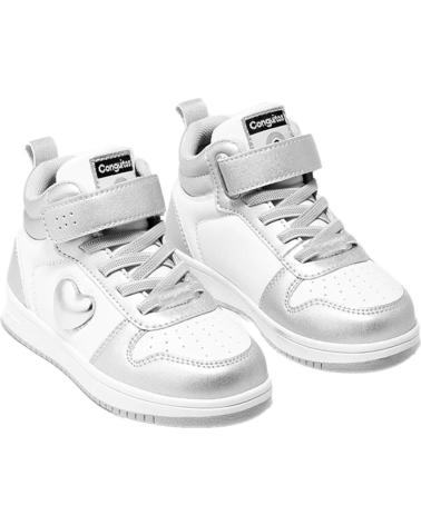 CONGUITOS BOTA NINA CON LUZ MI1 22404 NAPA SILVER-WHITE VARIOS COLORES