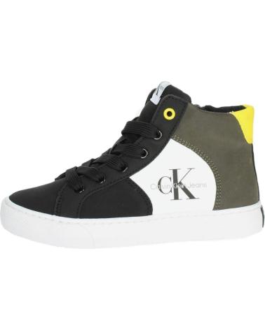 Botas de Niño CALVIN KLEIN V3X9-80366 HIGH TOP LACE AMARILLO