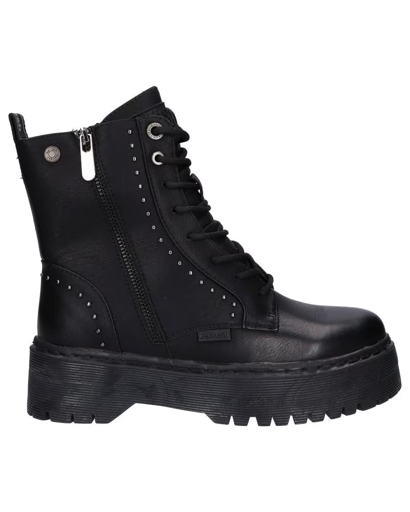 Woman Mid boots REFRESH 76097 C NEGRO