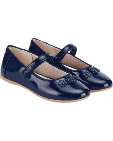 Zapatos de Niña mayoral MERCEDITAS CHAROL MARINO 43433 AZUL MARINO
