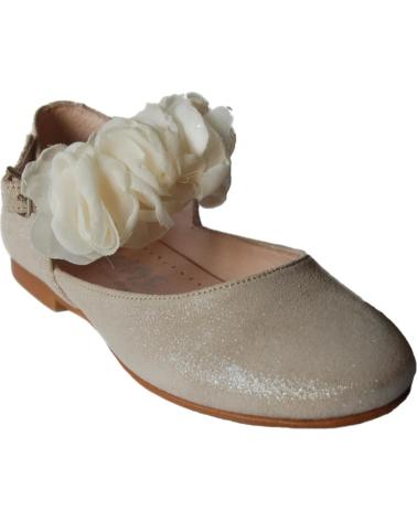 Schuhe für Mädchen YOWAS BAILARINAS 25501 COMUNION BEIGE