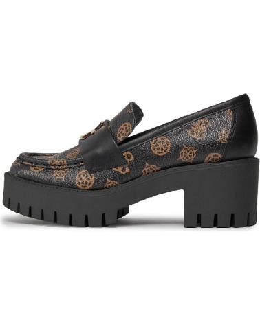 Mocasines de Mujer GUESS WANYE FL8WYE FAL14 NEGRO