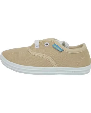 Sneaker für Mädchen COLORES ZAPATILLA LONA 1917 BEIGE