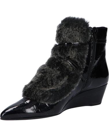 Woman Mid boots GEOX D641RA 067BH D JAUNIE C9270 BLACK-ANTHRACITE