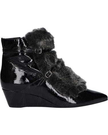 Woman Mid boots GEOX D641RA 067BH D JAUNIE C9270 BLACK-ANTHRACITE