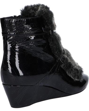 Woman Mid boots GEOX D641RA 067BH D JAUNIE C9270 BLACK-ANTHRACITE