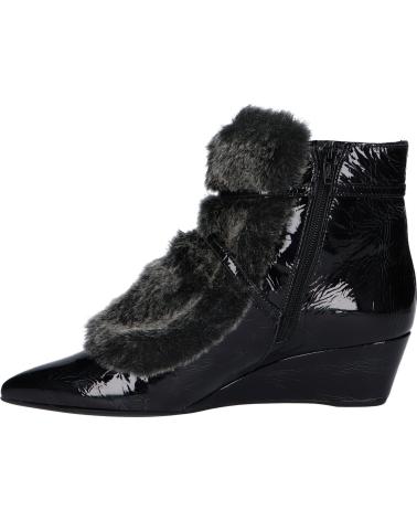 Woman Mid boots GEOX D641RA 067BH D JAUNIE C9270 BLACK-ANTHRACITE
