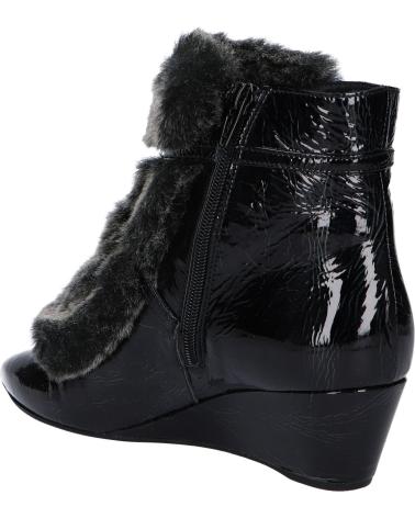 Woman Mid boots GEOX D641RA 067BH D JAUNIE C9270 BLACK-ANTHRACITE