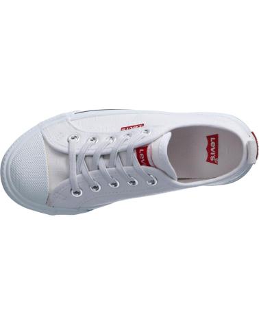 girl and boy Trainers LEVIS VORI0005T MAUI 0061 WHITE