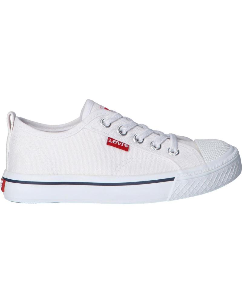 girl and boy Trainers LEVIS VORI0005T MAUI 0061 WHITE