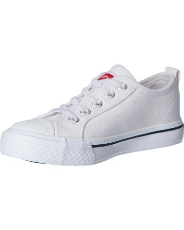 girl and boy Trainers LEVIS VORI0005T MAUI 0061 WHITE