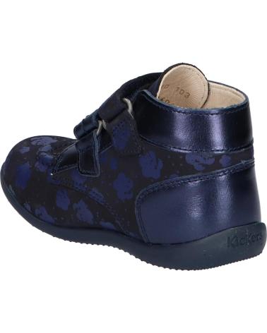 girl Mid boots KICKERS 860098-10 BONKRO-2 103 MARINE