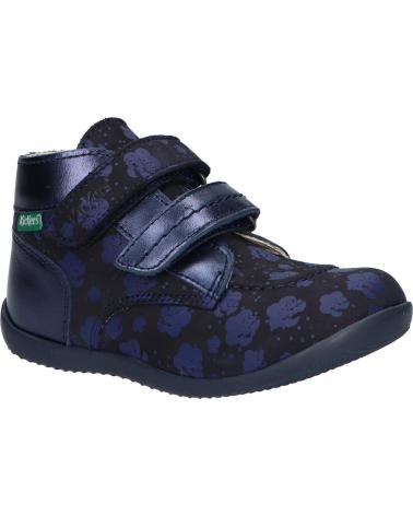 girl Mid boots KICKERS 860098-10 BONKRO-2 103 MARINE