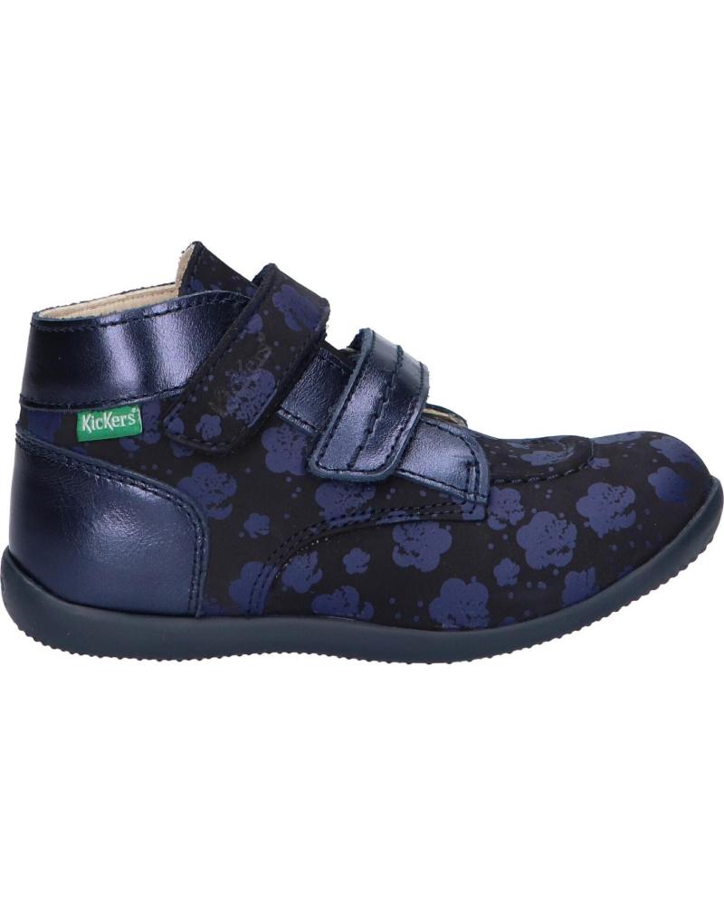 girl Mid boots KICKERS 860098-10 BONKRO-2 103 MARINE