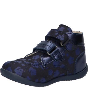 girl Mid boots KICKERS 860098-10 BONKRO-2 103 MARINE