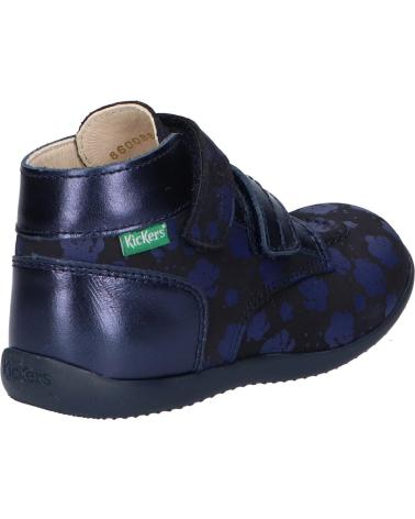 girl Mid boots KICKERS 860098-10 BONKRO-2 103 MARINE
