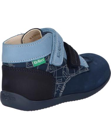 Stiefel für Junge KICKERS 860096-10 BONKRO-2 102 MARINE