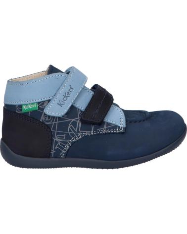 Stiefel für Junge KICKERS 860096-10 BONKRO-2 102 MARINE