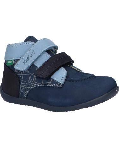 Stiefel für Junge KICKERS 860096-10 BONKRO-2 102 MARINE