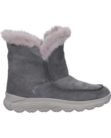 BOTTES FEMME GEOX SPHERICA 4X4 ABX GRIS FONCÉ C9371 DK STONE