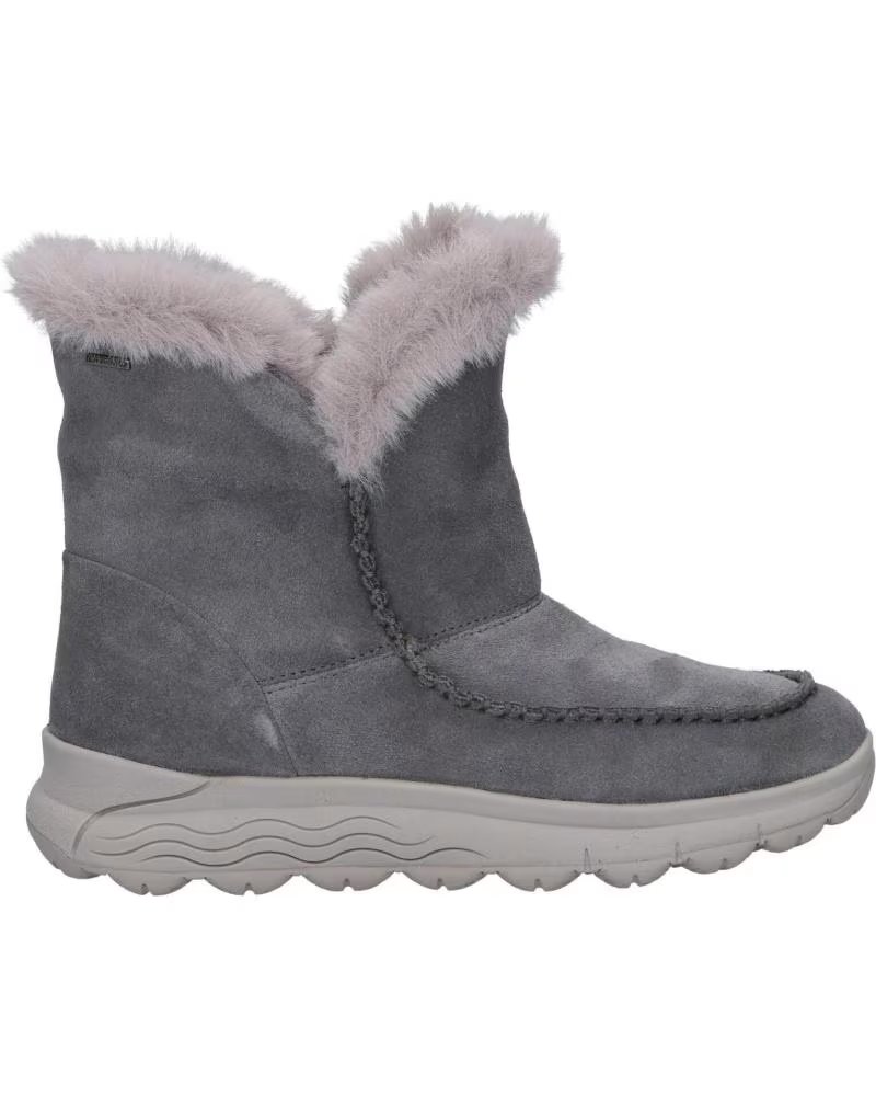 BOTTES FEMME GEOX SPHERICA 4X4 ABX GRIS FONCÉ C9371 DK STONE