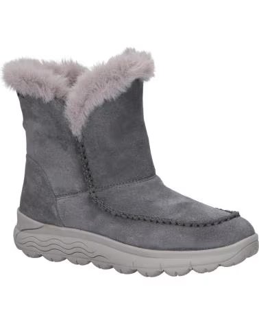 BOTTES FEMME GEOX SPHERICA 4X4 ABX GRIS FONCÉ C9371 DK STONE