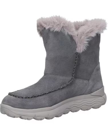 BOTTES FEMME GEOX SPHERICA 4X4 ABX GRIS FONCÉ C9371 DK STONE