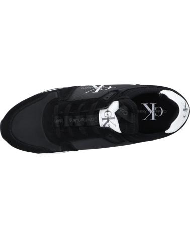 Zapatillas deporte de Hombre CALVIN KLEIN YM0YM00553 SOCK LACEUP 0GQ BLACK-BRIGHT WHITE