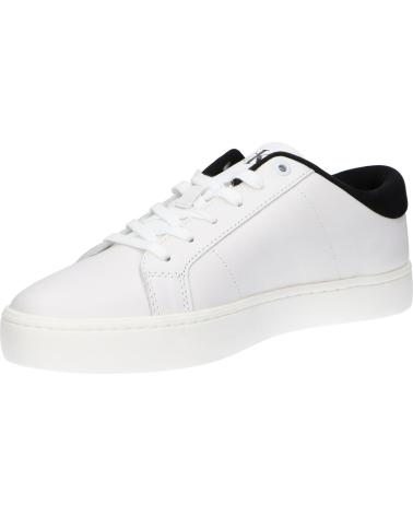 Zapatos de Hombre CALVIN KLEIN ZAPATILLA CASUAL DE MODA PARA HOMBRE YM008640 BLANCO