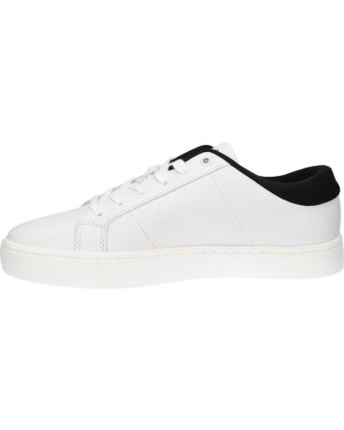 Zapatos de Hombre CALVIN KLEIN ZAPATILLA CASUAL DE MODA PARA HOMBRE YM008640 BLANCO