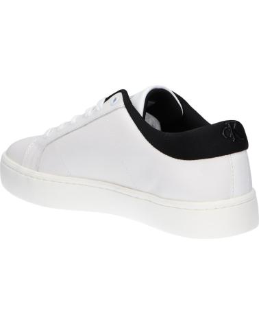 Zapatos de Hombre CALVIN KLEIN ZAPATILLA CASUAL DE MODA PARA HOMBRE YM008640 BLANCO